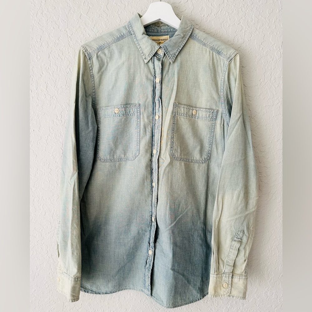 Ralph Lauren Denim & Supply Oversized Shirt Women’s Button Up Jean Top